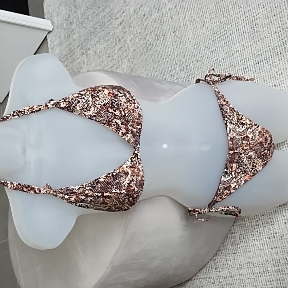 Swim Systems 3 piece bikini and matching long sleeve cropped top